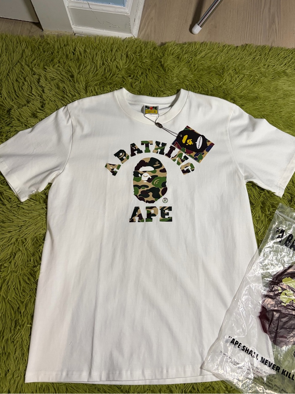 White Camo Logo Short-Sleeve Tee
